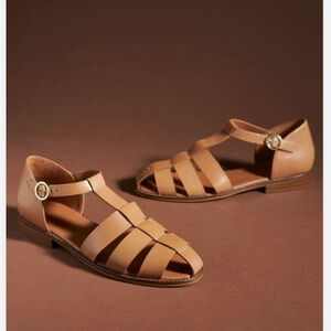 Elegant Tan Leather Sandals